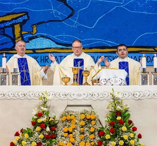 ​Prof. Markus Tymister predvodio misno slavlje u Nacionalnom svetištu i bazilici svetog Josipa u Karlovcu